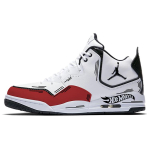 Jordan Courtside 23 Cushioning Slip Resistant Abrasion Resistant Mid top Vintage Basketball Shoes Men's White AR1000-100(Team641-) 40.5 white