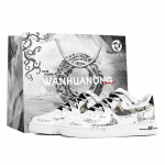 Nike Air Force 1 Kaleidoscope, Mist Note, Ostukott Kulumiskindel Madal top Rula Kingad Meeste Must Valge CW2288-111(Team113-S-BOX) 42