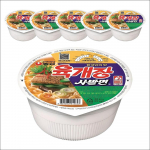 Nongshim Yukgaejang Tassinuudlid (V&uuml;rtsikas veiselihasupp) 86g x 6 tassi (1 komplekt) 86g x 6Cups