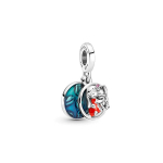 Pandora Disney Lilo & Stitch Perev&otilde;lu Unisex V&otilde;lu 799383C01 Box,Silver/Blue