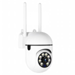 AIOOK WIFI turvakaamera v&auml;listingimustes veekindel HD 8MP 4K kahe objektiiviga videosalvesti Kahesuunaline heli sisetelefon &Ouml;ise n&auml;gemisega PIR tuvastamise IP CCTV Camera+128GB