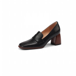 Mood 2025 Kevad Uued EHTSA NAHK Naiste Kingad VABA AEG Naiste Slip-On Madalad Kingad Ruudukujulise Varbaga Kontsad Kingad Naistele Zapatos De Mujer 34 must