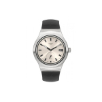 Swatch Automaatne Mehaaniline Liikumine 30M Veekindel Kell 42mm P&auml;rlmutterkettaga Roostevabast Terasest Korpus Ehtsa Nahast Rihm SY23S408 Mother-of-Pearl Color