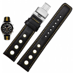 Ehtsa nahast rihm Tissot Sports Racing Series PRS516 T91 1853 jaoks &Uuml;lemine kiht veisenahk Kella rihm 20mm chopin watchband jaoks 20mm