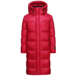 Unisex Fashion X-Long Down mantlid meestele ja naistele Talvemantel Kvaliteetsed Br&auml;ndi Meeste Puhverjoped Kapuutsiga Paksud Soojad Talveparkad XL punane