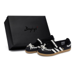 Adidas Originals Samba Jane 811 Tootmine, &Ouml;&ouml; S&uuml;les, Eriline Kingakarp Mary Jane Kingad Naiste Must Valge JQ6445(Team80-S-BOX) 38⅔ black