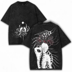 Anime Tokyo Ghoul Kaneki Ken Lahe Graafiline T-s&auml;rk Vintage Pesitud &Uuml;lesuuruses T-s&auml;rk Meeste Naiste R&otilde;ivad Puuvillane L&uuml;hikeste Varrukatega T-s&auml;rgid S