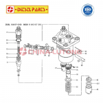 Diiselmootori tarneklapp K15 Bosch 9413610003 Zexel 140110-3620 ISUZU 8941450940 KUBOTA 1526151031 PFR K&uuml;tusepump 6PCS K15 140110-3620