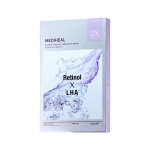 Mediheal Derma Synergy Kooriv Mask Retinool X LHA Pooride Kitsendav Nahka Silendav Lehtmask 4 tk (24ml x 4ea) white