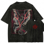 Elden Ring Messmer the Impaler Vintage Pesitud &Uuml;legabariidiline T-s&auml;rk Unisex Soulsborne M&auml;ngimine Streetwear T-s&auml;rk M