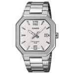Casio Standard Series 50M Veekindel Vabaaja Mood Kvartsmehhanism Roostevabast terasest rihm Meeste k&auml;ekellad Hall MTP-B195D-7AV Gray Dial
