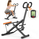 DSKEUZEEW AB Booster Plus treeningmasin, K&uuml;kimasin, Siseruumide aeroobikatreener - T&ouml;&ouml;tab kogu keha kallal - LCD-ekraaniga