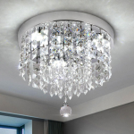 Saksa ladu Kristall 15W pindmontaažiga &uuml;mmargune kaasaegne LED-laevalgusti magamistoa, maja, kodu jaoks 15W LED 1 Bulb No