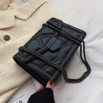 Yogodlns Rivet &otilde;lakotid naistele &Uuml;hev&auml;rvilised ketid Crossbody K&auml;ekott Nahast rahakott Tote 23.5*16.5*9.5cm must