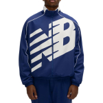 New Balance Korvpall &Uuml;lem&otilde;&otilde;duline Tr&uuml;kitud Kootud Jakk Kiiresti Kuivav R&otilde;ivas Meeste MJ61X398-IKW 2XL white