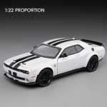 1:24 Dodge Challenger SRT Hellcat Sulamist Autode Mudel Diecasts Metallist Spordis&otilde;idukite Mudel Simulatsioonheli ja Valgusega Laste M&auml;nguasjad Kingitus