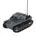WW2 Saksamaa II Tank S&otilde;jaline Ehitusklotside M&auml;nguasi moc Klotside Komplekt uus tasuta s&otilde;duritega gray