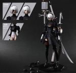 Play Arts Kai NieR:Automata 2 T&uuml;&uuml;p B 2B Tegevuskuju DX Luksusv&auml;ljaanne Liigutatav PVC Kuju Mudel M&auml;nguasjad Liigenditega Liigutatav Nukk Kingitus 26CM