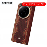 DEFENSE Kevlar &uuml;mbris OPPO Find N6 jaoks S&uuml;sinikkiust Traadita Laadimise Tagakaane Kest 1PC&For OPPO Find N6 punane