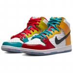 Nike x FroSkate Dunk SB Pro Qs K&otilde;ik Armastus, Viha Mitte Kahetoonilised K&otilde;rged Rula Kingad Unisex Must Valge DH7778-100 38