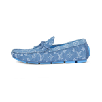 LOUIS VUITTON Lv Driver Mokassiinid 'Sinine Denim Monogram Sinisega' 1ABF63 41