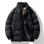 8XL Pluss suuruses meeste parkad Talvised paksult soojad jakid Tepitud mantlid Vabaaja laiad p&uuml;stkraega jakid Meeste suured suurused 7XL Parkad XXL (70-78kg) must