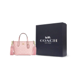 COACH City PVC ostukott, &otilde;lakott, crossbody kott, k&auml;ekott Mini Naiste Roosa CW032-IMPO One Size 3 white