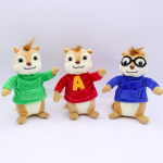 20cm M&auml;ng Alvin Ja Chipmunks Pehmed M&auml;nguasjad Kawaii Kohevad Chipmunks T&auml;idisloomad Laste J&otilde;ulukink 20cm multi