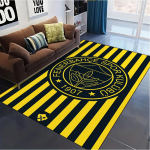 Fenerbah&ccedil;e logo vaip elutuppa, magamistuppa, koju, diivani kaunistuseks, laste m&auml;ngimiseks, libisemiskindel p&otilde;randamatt 80x120cm( 31x47in)