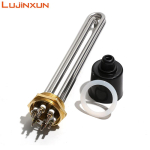 LUJINXUN 1,5 keermega torukujuline elektrik&uuml;te 220v/380v sukeldatav vesi DN40/47mm 3KW/4,5KW/6KW TEN katla k&uuml;tteelement 1 tk 380V kuld