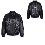 Trapstar Paaripuhverjakk Vintage Seisukrae Sinine Minimaalne T&auml;he Tikand Puuvillane Jakk M black