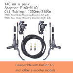 XOD XD-H800 / XD-H880 H&uuml;draulilised ketaspidurid elektrit&otilde;ukeratastele ja e-jalgratastele, &ndash; &Uuml;hilduv KuKirin G2 G2MAX G3PRO G4 G5