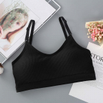 &Otilde;mblusteta rinnahoidjad naistele Full Cup hingav Bralette traadita Sleep rinnahoidja toru topp