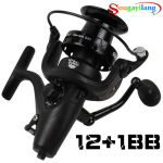 Spinning p&uuml;&uuml;girull 12+1bb kahepiduriga s&ouml;&ouml;tja karpkalarull tagumise mage- v&otilde;i mereveerulliga 5000