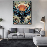 5D isetegemisel maalitud &ouml;&ouml;kulli teemanttikandid Kaunista teemantmosaiik Teemantmaal Ristpiste 20X30