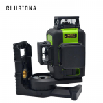 3D 12 joonega punase/rohelise kiirga isetasanduv lasertase 3x360 ristjoon laser kolmetasandiline nivelleerimine ja joondusjoon - magnetiline p&ouml;&ouml;rlev alus Red 1 must/roheline