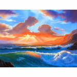 Teemantmaali armastajad-kujulised pilved &uuml;mmargused teemantmosaiigist pildid, tikandid, mustrid, tikandid 20X30CM