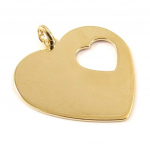 Les Tr&eacute;sors De Lily [C7261] &ndash; kullatud  Armastuse  ripats graveerimiseks kuld