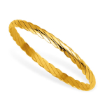 Altesse [F6963] - Bracelet plaqu&eacute; or 'Chor&eacute;graphie' dor&eacute; - 62 mm 5 mm kuld