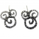 NOA [G8292] - Boucles Cr&eacute;ateur 'Sissi' gris hall