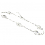 Les Tr&eacute;sors De Lily [I4228] - h&otilde;bedane k&auml;ev&otilde;ru  Peace  h&otilde;bedane (roodiumiga kaetud) - 8 mm h&otilde;be