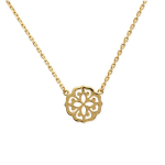 Les Tr&eacute;sors De Lily [J0864] - Collier Plaqu&eacute; Or 'Chor&eacute;graphie' dor&eacute; - 13 mm kuld