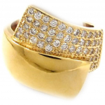 Bague Plaqu&eacute; Or 'D&eacute;esse' 56 kuld