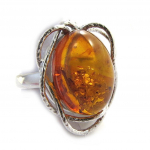 H&otilde;bes&otilde;rmus  Inspiration  merevaigukollane (roodiumiga kaetud) 56 h&otilde;be