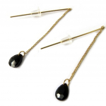 Les Tr&eacute;sors De Lily [N8319] &ndash; disainerk&otilde;rvar&otilde;ngad 'Scarlett' mustast kullast kuld