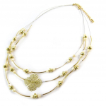 Les Tr&eacute;sors De Lily [N8811] &ndash; beežist kullast kaablikee  Carmen valge