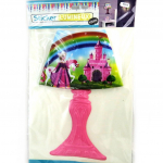 Les Tr&eacute;sors De Lily [N4212] &ndash; mitmev&auml;rviline roosa helendav kleebis  Lamp  (Princess) Heleroosa