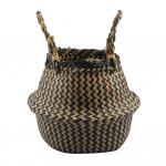 Dayuanshengi kokkupandav &otilde;lgedest vitstest hoiukorv, k&auml;epide Aia lillepoti istutusmasina pesukott S roheline/punane