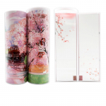 Kawaii pliiatsikarp NewmeBox pastakas maasika pliiatsi&uuml;mbris t&uuml;drukutele m&otilde;eldud multifunktsionaalse hoiuruumi jaoks 21*6.7cm roosa/roheline