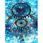 T&auml;ispuur Teemantmaal Ristpistes Maastiku Teemantkivist tikandid Teemantmosaiik 20X30CM